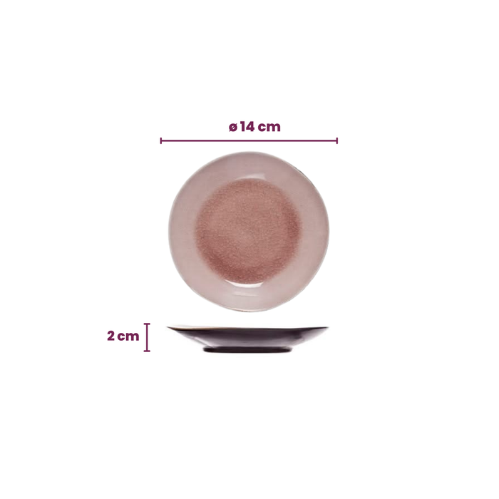 Cosy & Trendy Schotels Laguna Old Rose ø 14 cm - 4 Stuks
