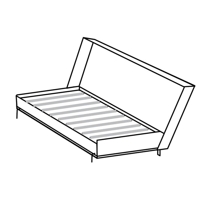 Calicosy - Opklapbaar Bed Horizontaal - 1 Persoon - H105 cm
