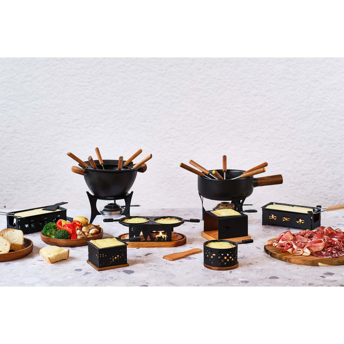 Cookinglife Fonduepan Moritz + 6 vorken - ø 23 cm