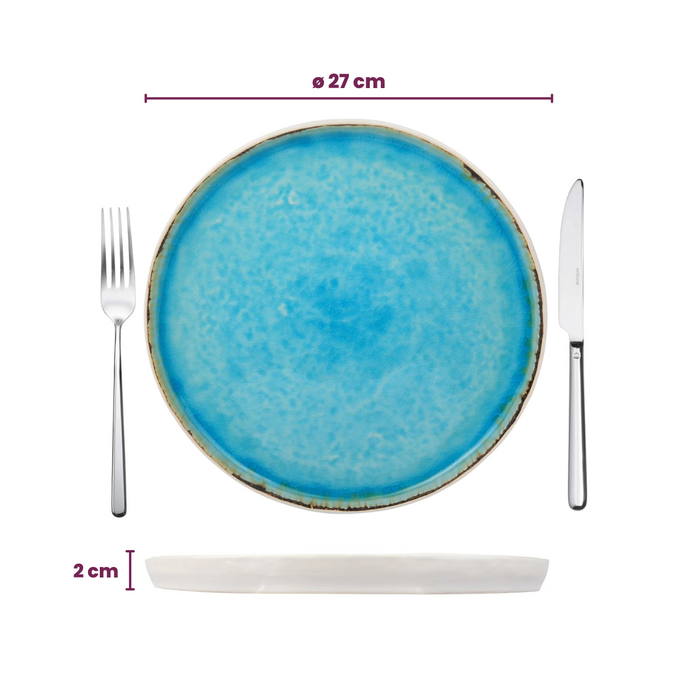 Cosy & Trendy Serviesset Laguna Azzurro 12-Delig | 4 personen