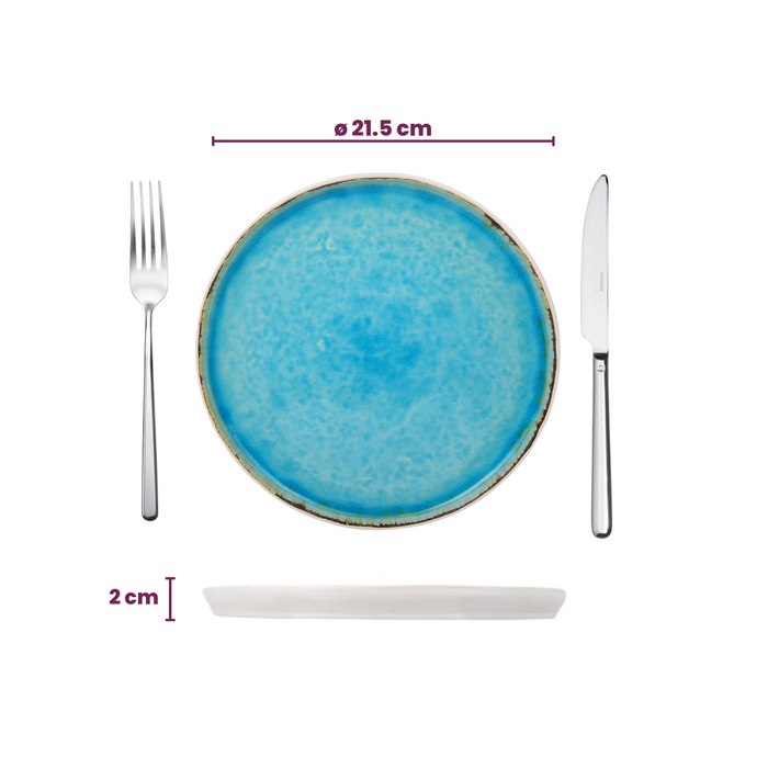 Cosy & Trendy Serviesset Laguna Azzurro 12-Delig | 4 personen