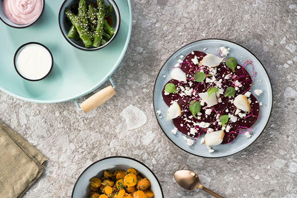 Cosy & Trendy Dinerborden Ciel Blauw ø 27 cm - 4 Stuks