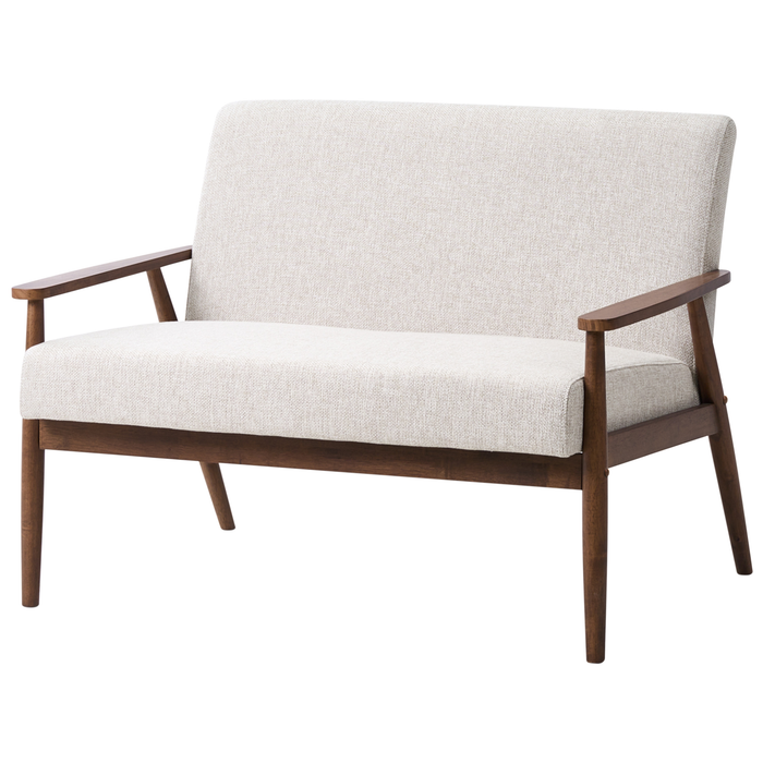 Beliani - ESRUM - Bankenset - Grijs|Donkerbruin - Polyester