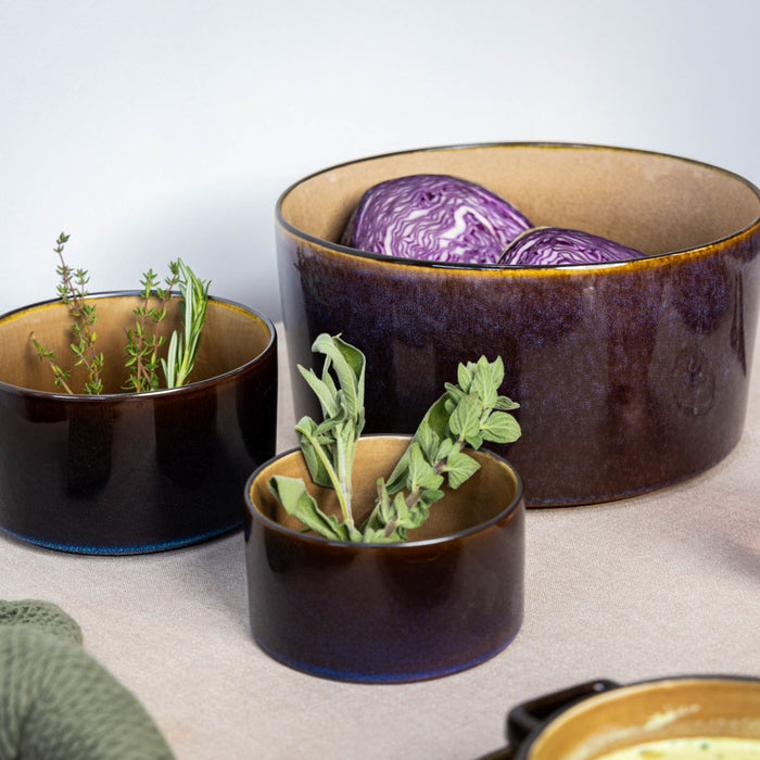 Cosy & Trendy Dipschaaltjes Quintana Amber ø 8 cm | 200 ml - 4 Stuks