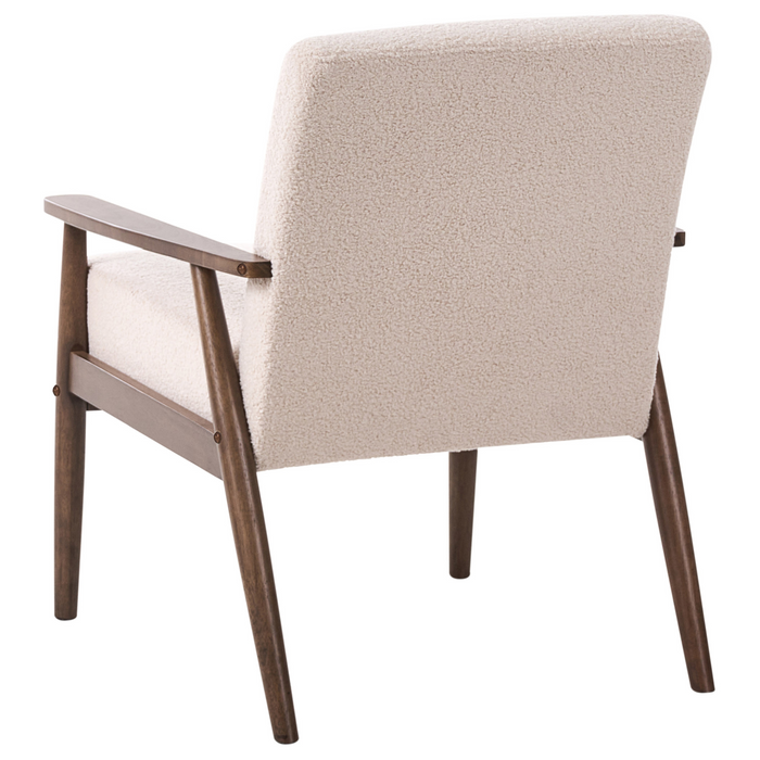 Beliani - ESRUM - Bankenset - Beige|Donkerbruin - Bouclé