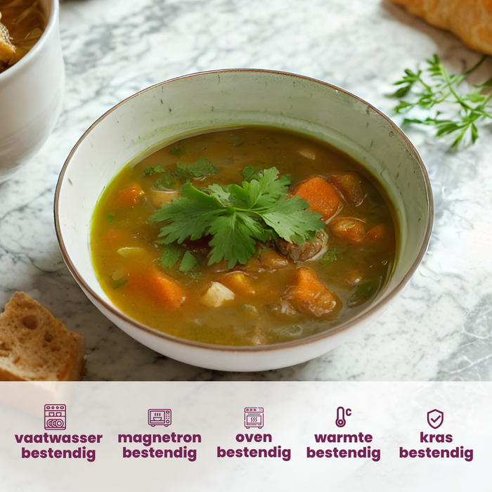 Cosy & Trendy Soepkommen | Kommen - Sintra Ivy Green ø 16 cm - 4 Stuks