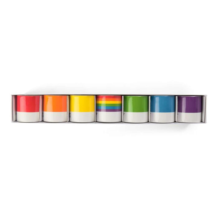 Copenhagen Design - Espressobeker 120 ml Giftbox Set van 7 Stuks - Pride