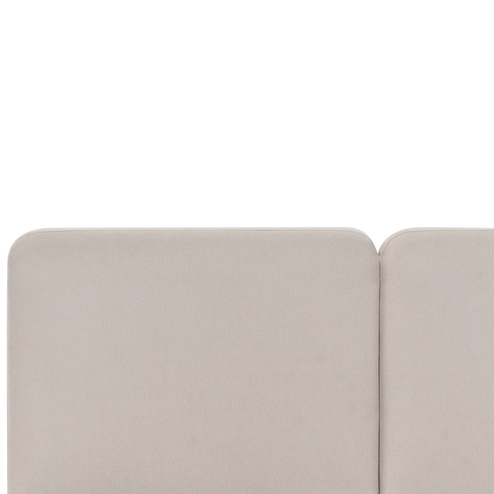 Beliani-ARBOIS-Bed met opbergruimte-Beige-180 x 200 cm-Polyester