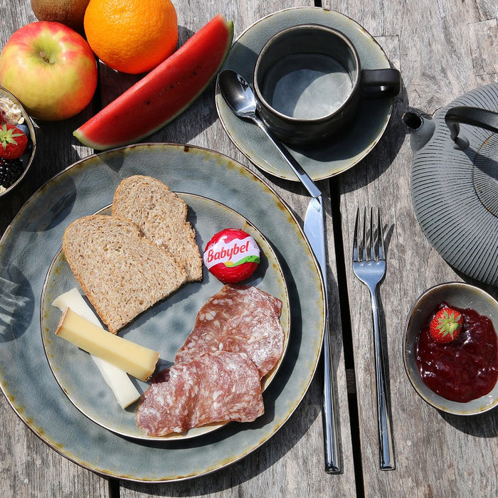 Cosy & Trendy Mokken | Bekers - Laguna Blue Grey - 450 ml - 4 Stuks