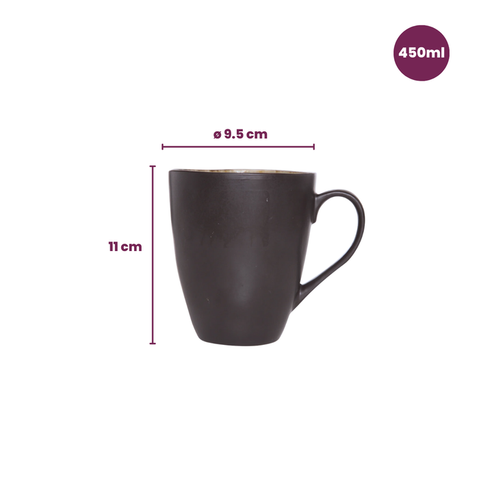 Cosy & Trendy Mokken | Bekers - Laguna Blue Grey - 450 ml - 4 Stuks