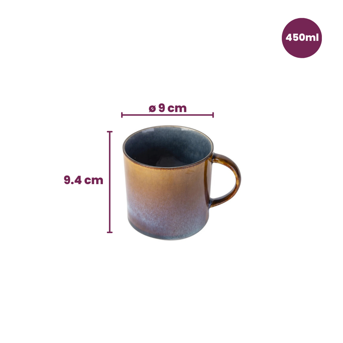 Cosy & Trendy Mokken Quintana Blue - 450 ml - 4 Stuks