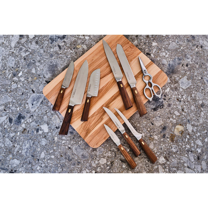 Cosy & Trendy Messenset Couteaux & Co 5-delig (Koksmes, Broodmes, Santokumes, Vleesmes, Schilmes)