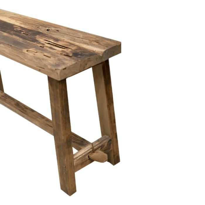 Vtw Living - Stijlvol Wijnrek van Gerecycled Teakhout – Voor 8 Flessen