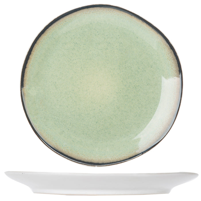 Cosy & Trendy Serviesset | Bordenset Fez Groen - 8-delig | 4 personen - 4 dinerborden en 4 ontbijtborden