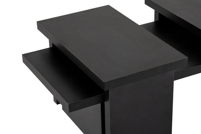 Giga Meubel - Salontafel Rechthoek Zwart - 110x45x42cm - Sanctuary