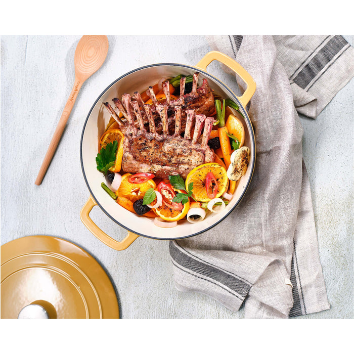 Cosy & Trendy Braadpan Fontestic Gietijzer Amber Gold Ø 24 cm | 4.6 Liter - Geëmailleerd