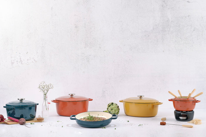 Cosy & Trendy Braadpan Fontestic Gietijzer Amber Gold Ø 24 cm | 4.6 Liter - Geëmailleerd