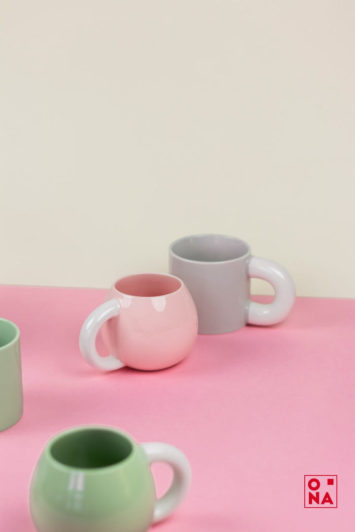 ONA Beker - Koffiemok - Lola - Roze - 330 ml