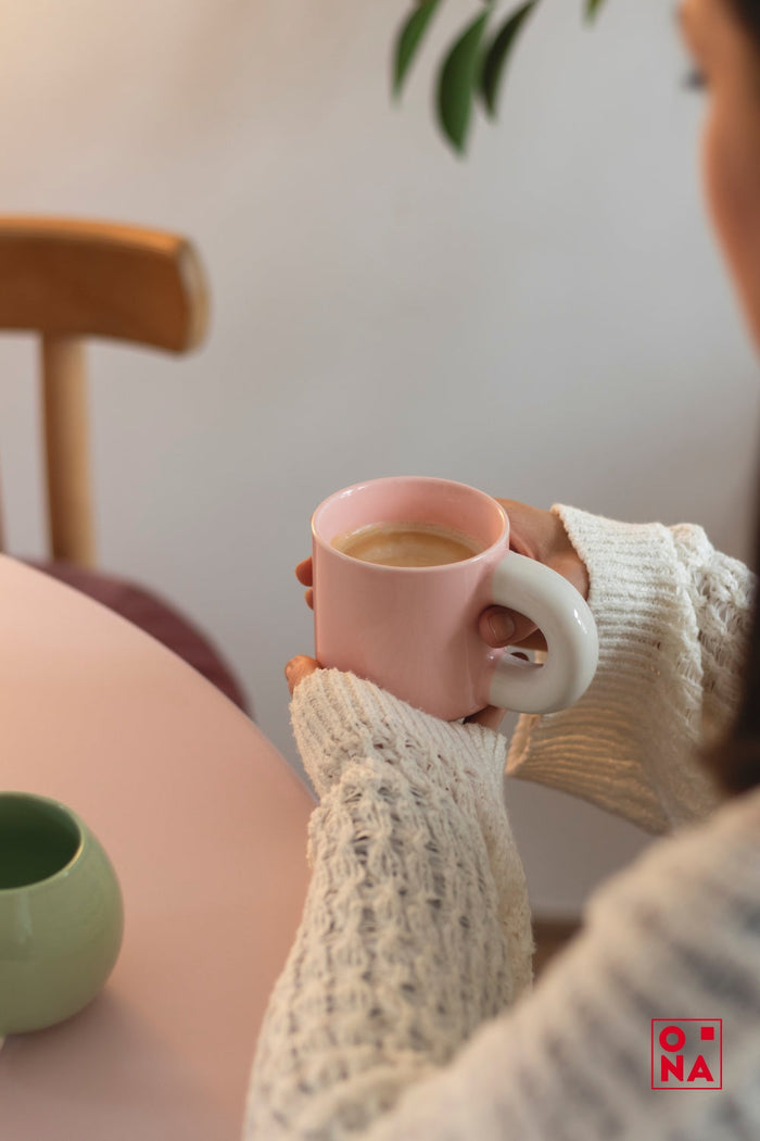 ONA Beker - Koffiemok - Lola - Roze - 330 ml