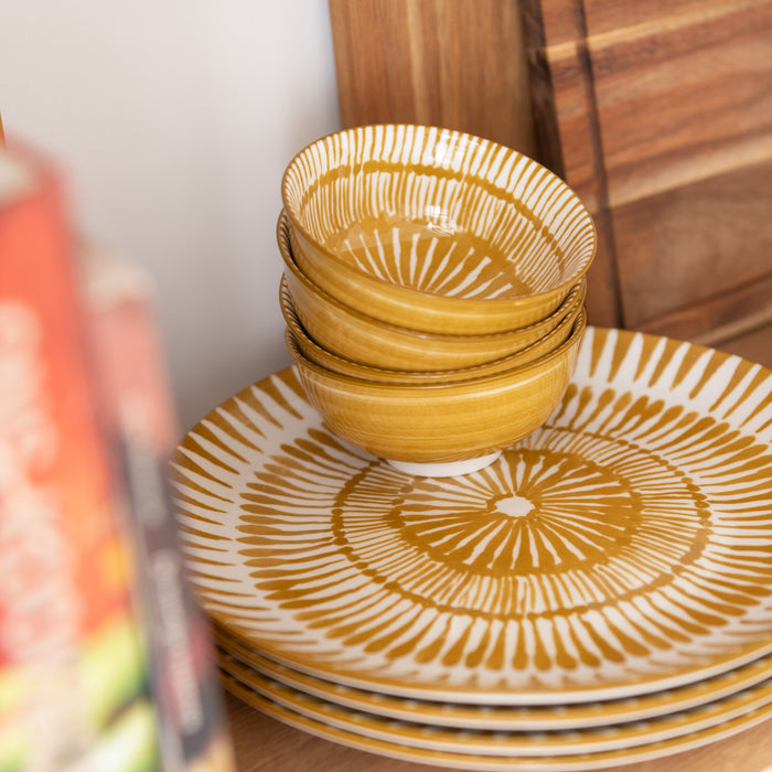 J-Line bord Jam - porselein - wit|oker