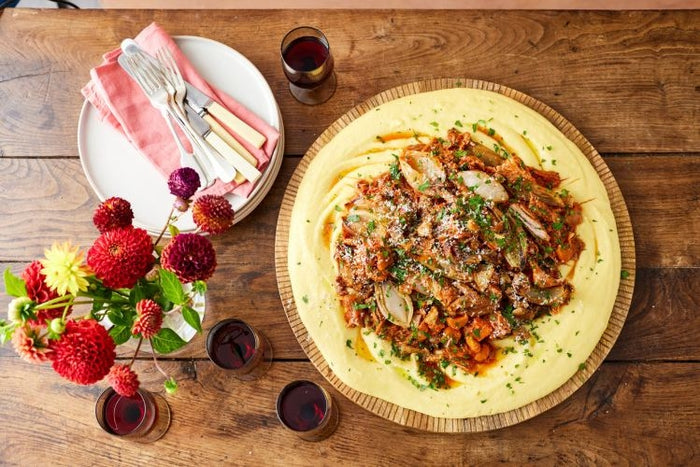 All-Rounder Board Serveerplank, Snijplank, Mangohout, 48 cm - Jamie Ol