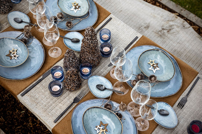 Cosy & Trendy Ontbijtborden Aicha - 19 x 16 cm - 4 Stuks