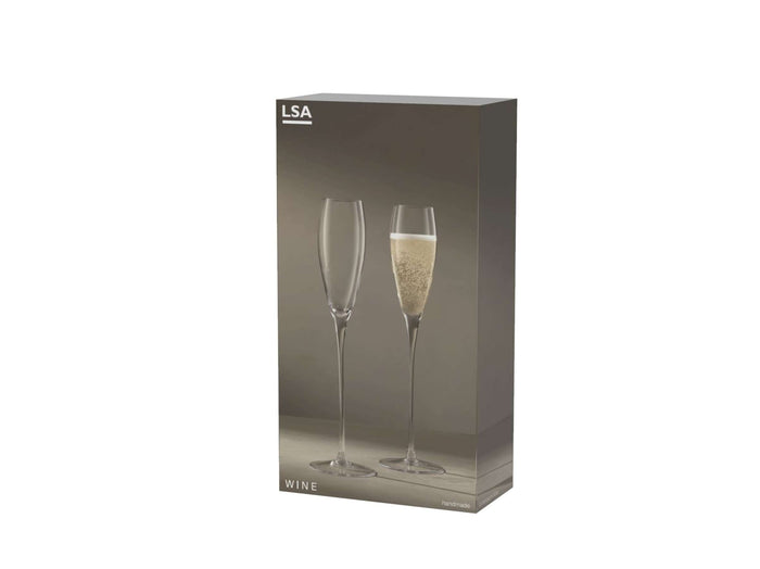 L.S.A. - Wine Champagneglas 160 ml Set van 2 Stuks