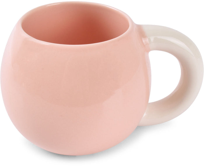 ONA Beker - Koffiemok - Lola - Rond - Roze - 330 ml