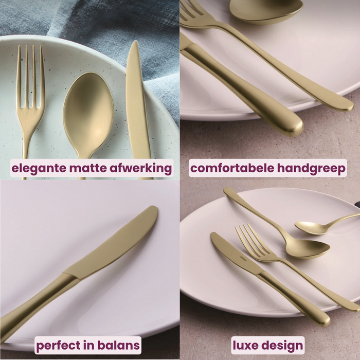Sambonet Bestekset Taste Mirror - RVS - 4 Delig | 1 persoon