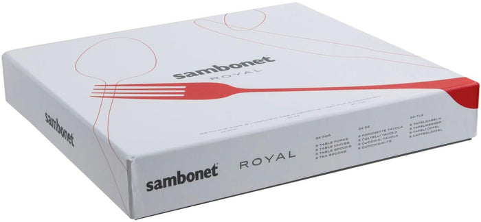 Sambonet Bestekset Royal - RVS - 24 delig | 6 personen