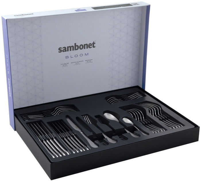 Sambonet Bestekset Bloom - Antique RVS - Monoblock - 36 delig | 6 personen
