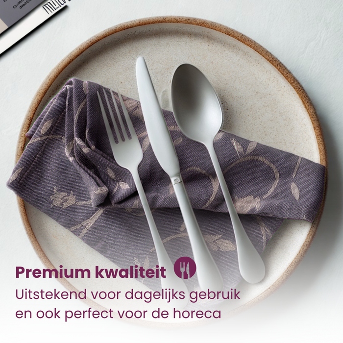 Sambonet Bestekset Bloom - Antique RVS - Monoblock - 36 delig | 6 personen