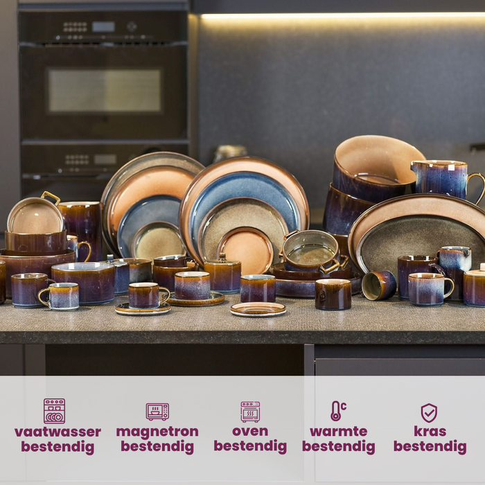 Cosy & Trendy Koffiekopjes | Senseokopjes - Quintana Amber - 220 ml - 4 Stuks