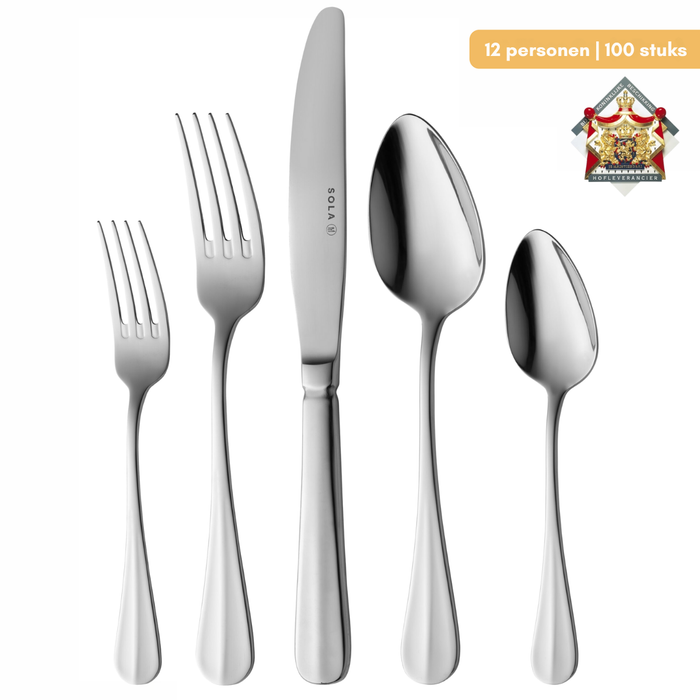 Sola Bestekset Hollands Glad 100 delig
