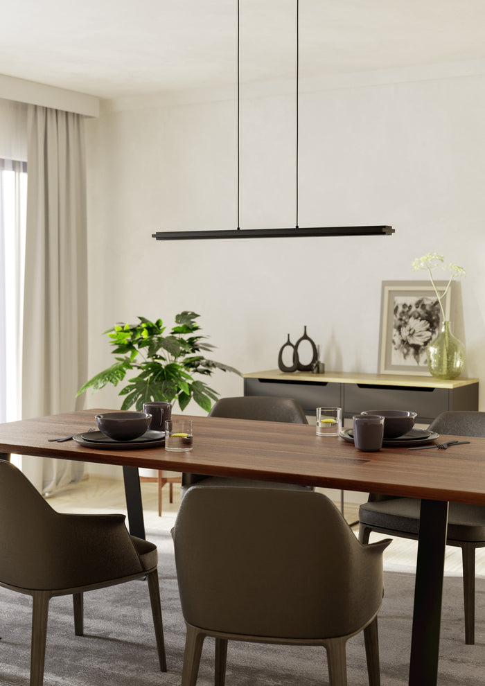 EGLO Cambulos Hanglamp - LED - 93,5 cm - Zwart|Wit - Dimbaar