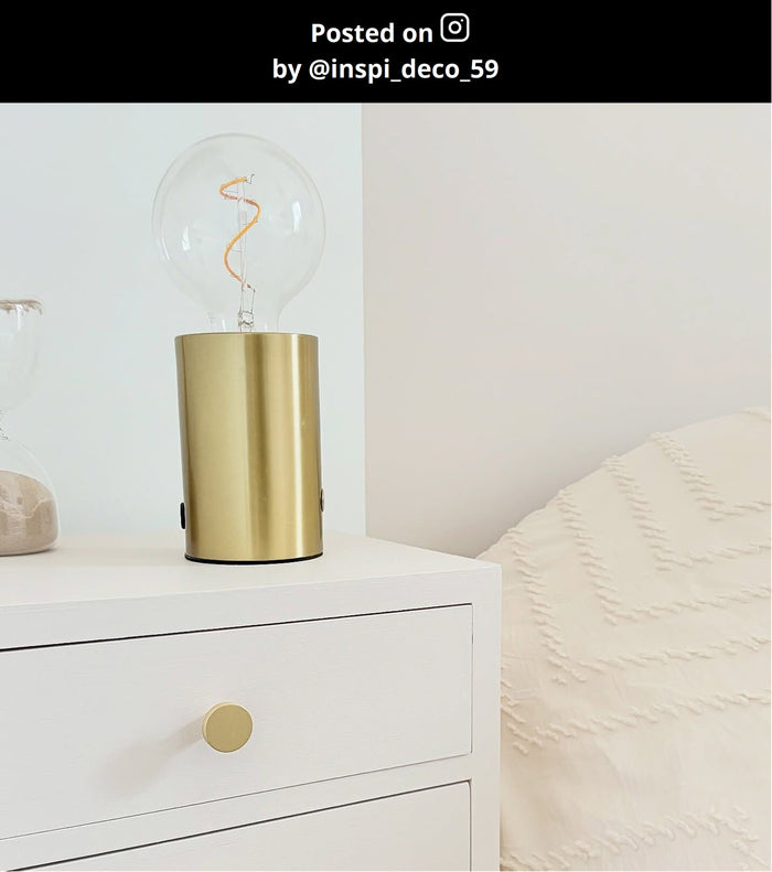 Lucide VIVO Tafellamp - Mat Goud | Messing