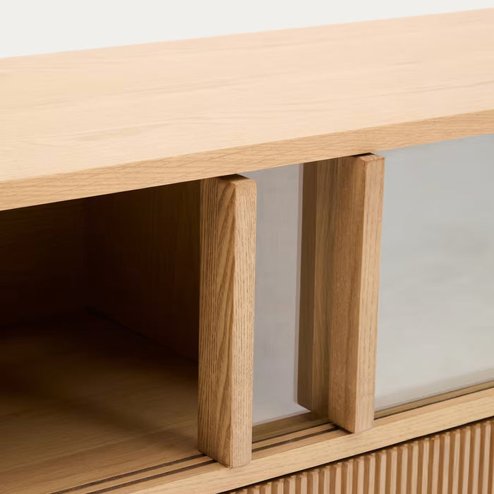 Kave Home Helvine Tv-meubel H 50 cm - Eiken