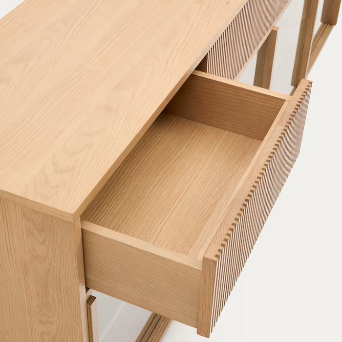 Kave Home Helvine Dressoir H 80 cm - Eiken