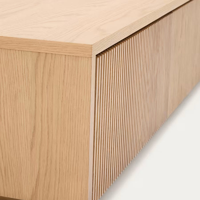 Kave Home Helvine Tv-meubel H 30 cm - Eiken