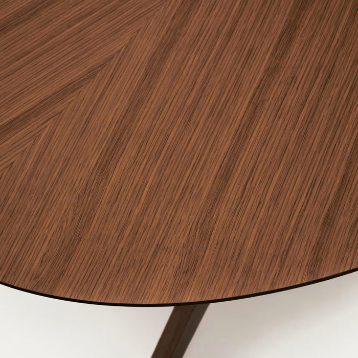 Kave Home Naanim Eettafel 180 x 110 cm - Walnoot