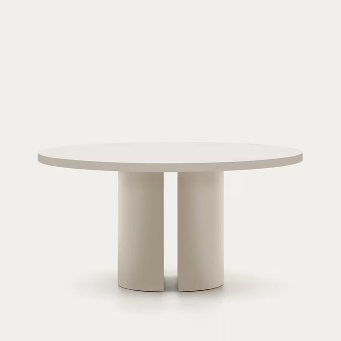 Kave Home Nealy Eettafel Ø 150 cm - Ecru