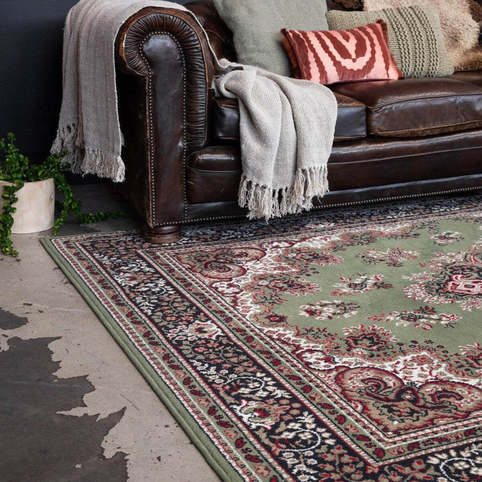 Interieur05 Vintage vloerkleed Nain Perzisch Groen - 235 x 320 cm