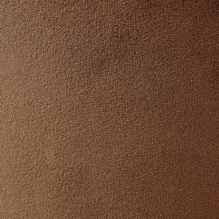 Beliani - WENONA - Opbergpoef - Donkerbruin - Fluweel