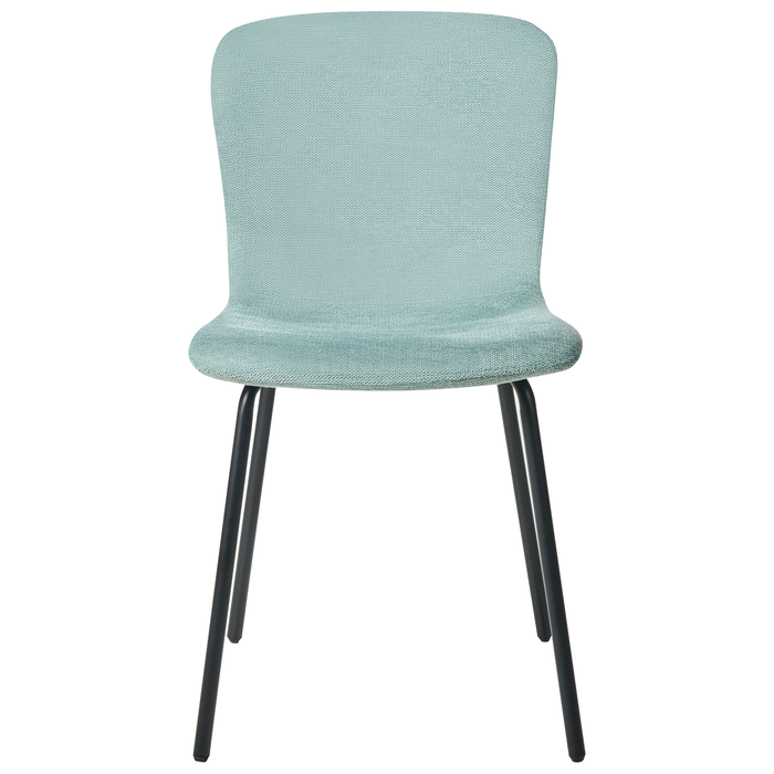 Beliani - CALDWELL - Eetkamerstoel set van 4 - Mintgroen - Polyester