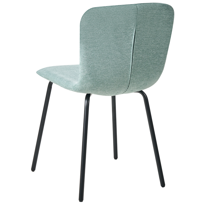 Beliani - CALDWELL - Eetkamerstoel set van 4 - Mintgroen - Polyester