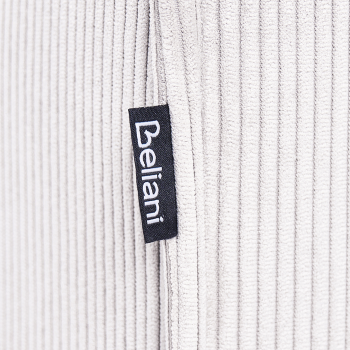 Beliani - ARDAL - Ottomaan - Off-white - Corduroy