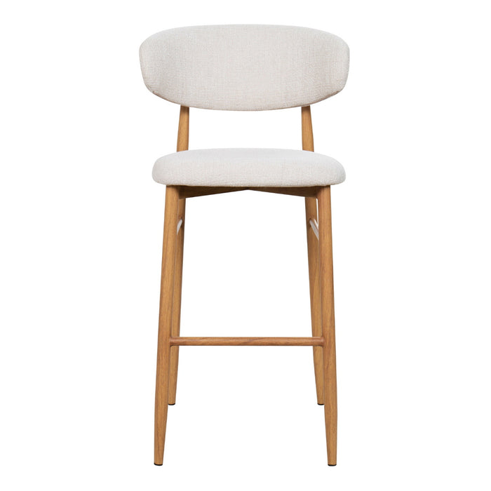 Giga Meubel - Barkruk Alexia Beige|Naturel - Set van 2