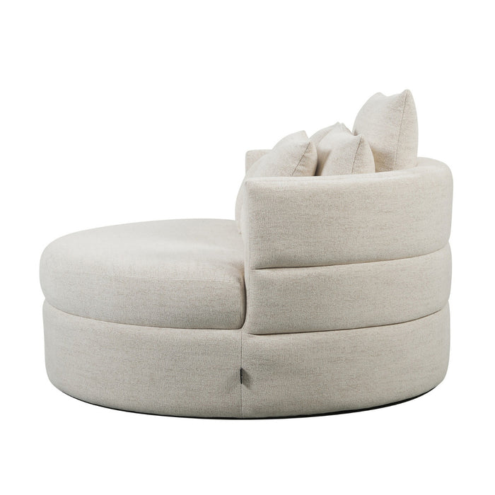 DÉJA Living - Loveseat Beige Stof - 124x124x84cm - Miles