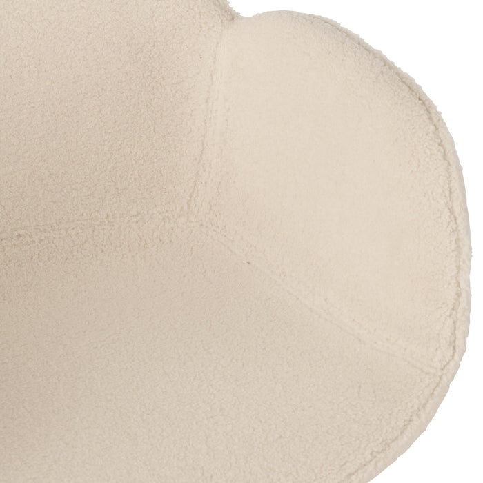 J-Line stoel - stof|metaal - wit