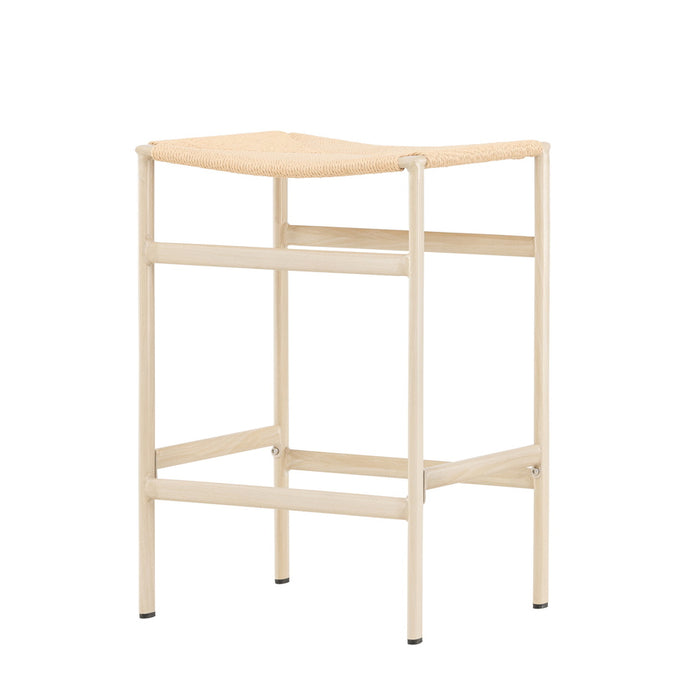 Fjôrd - Barstoel Beige Touw - Polly - Set van 2